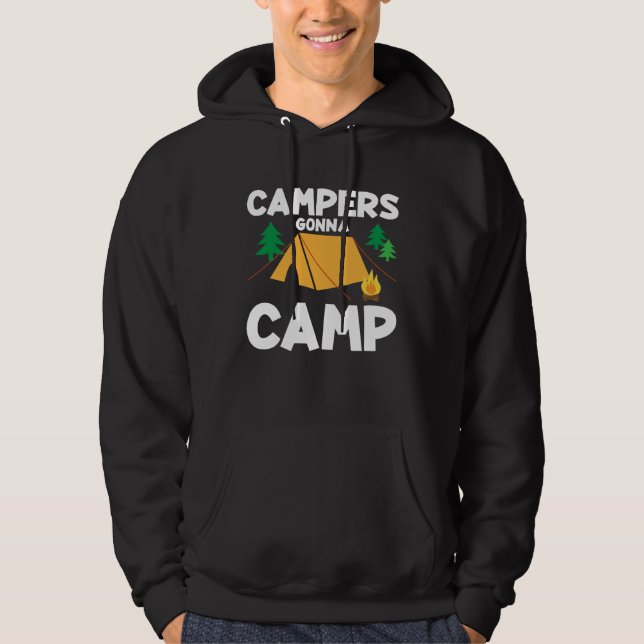 Sudadera Camping Lover Funny Campers Gonna Camp Family Camp (Anverso)