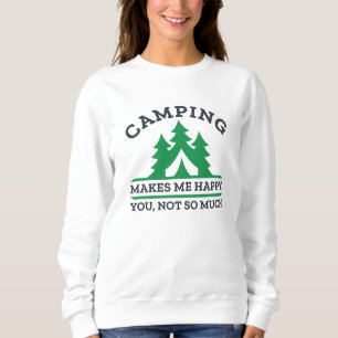 Sudadera Camping Me Hace Feliz