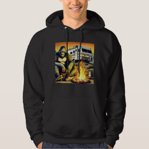 Sudadera Camping Retro RV Sasquatch