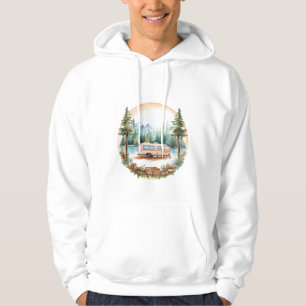 Sudadera Camping RV en los bosques, acampada RV
