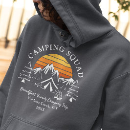 Sudadera Camping Squad Retro Familia Matando A Mamá