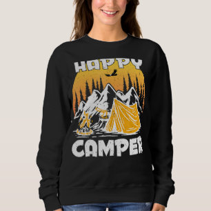 Sudadera Camping Tent Happy Camper Actividad al aire libre