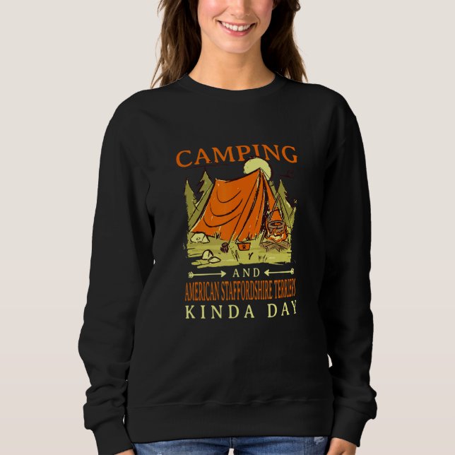 Sudadera Camping Y American Staffordshire Terriers Kinda (Anverso)