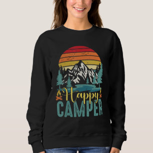 Sudadera Campista Vintage Retro Camping Hombres Mujeres
