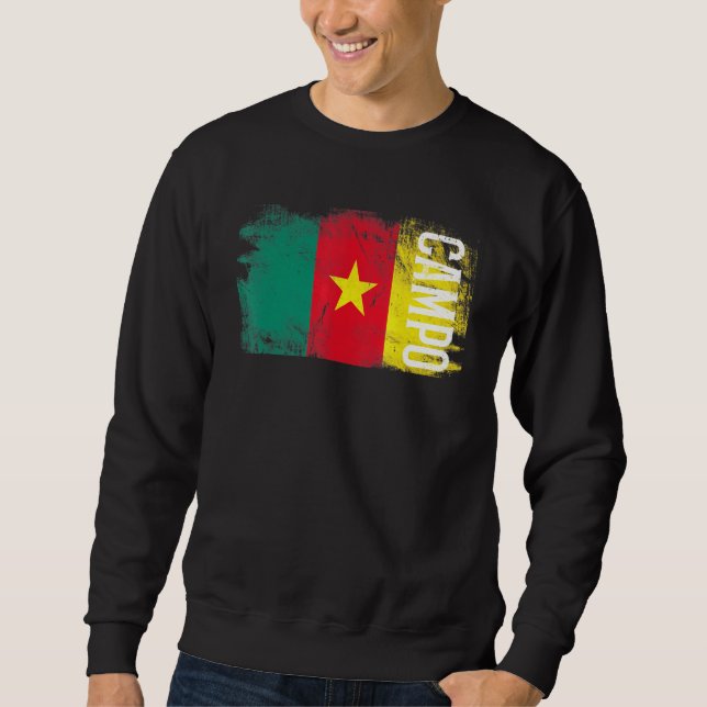 Sudadera Campo Camerún Para Hombres Cameruneses (Anverso)