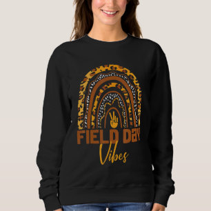 Sudadera Campo De Campo Vibes Leopardo Arcoiris Para El Cam