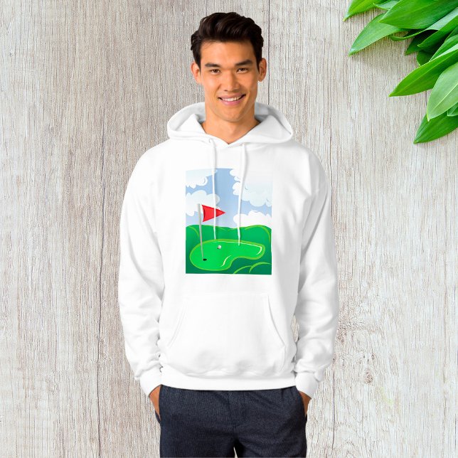 Sudadera Campo de golf Green Mens Hoodie (Subido por el creador)