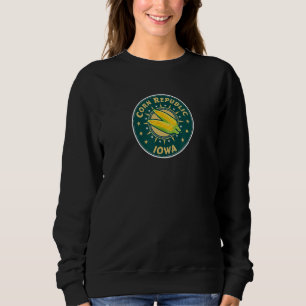 Sudadera Campo De Maíz Dulce Iowa República Kernel De Mante