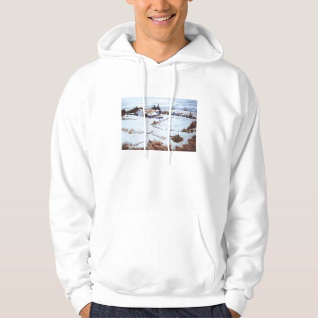 Sudadera Campos de Invierno Sweat-Shirt Hoodie (Anverso)
