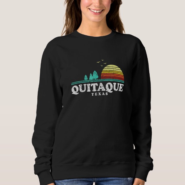 Sudadera Campus de bosques Evergreen Sunset Quitaque Forest (Anverso)