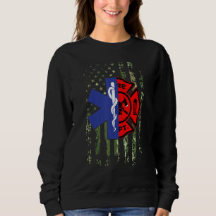 Sudadera Camuflaje de bomberos de Emt Ems Parame