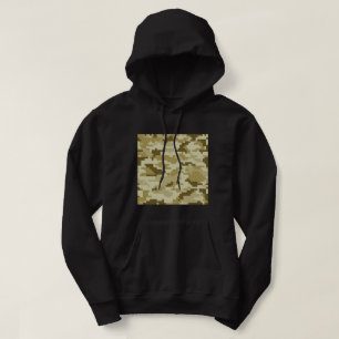 Sudadera Camuflaje digital del desierto Pixel de 8 bits / C