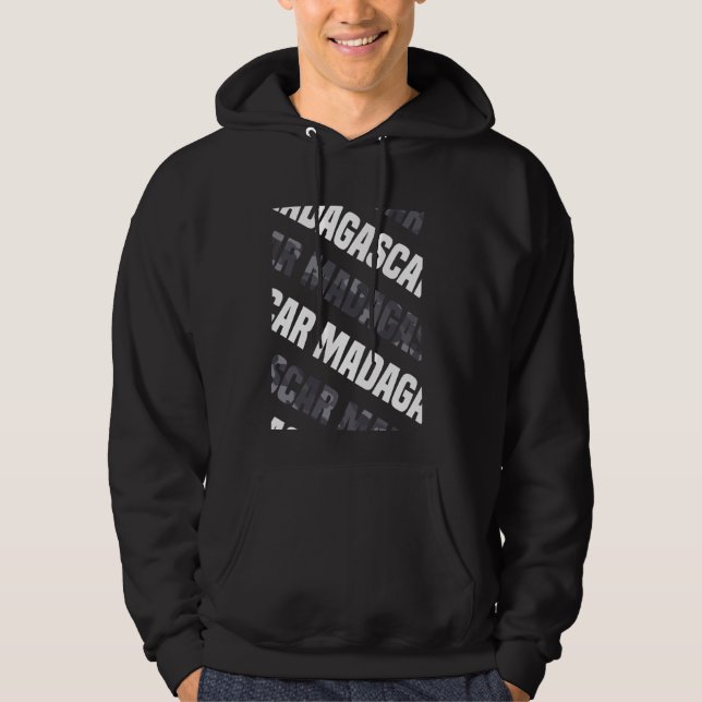 Sudadera Camuflaje gris del patrón de camo de Madagascar (Anverso)