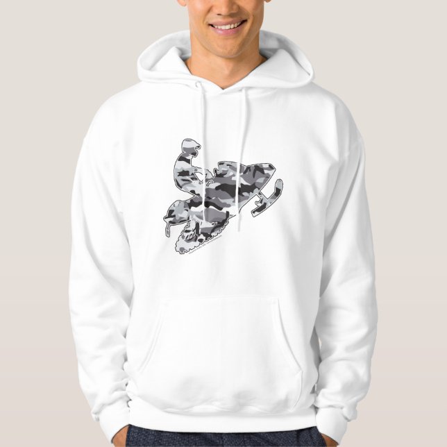 Sudadera Camuflaje gris Snowmobile (Anverso)