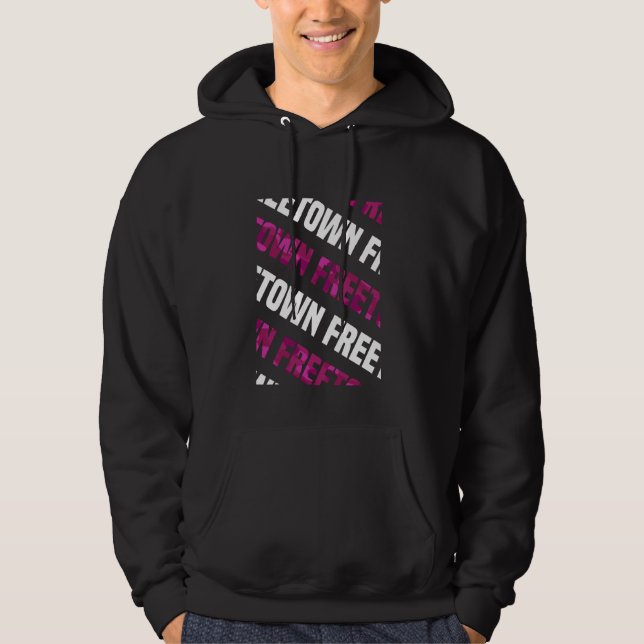 Sudadera Camuflaje rosa del patrón de camo de Freetown (Anverso)