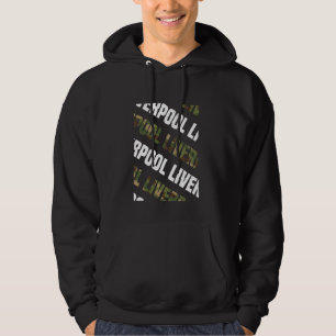 Sudadera Camuflaje verde del patrón de camo de Liverpool