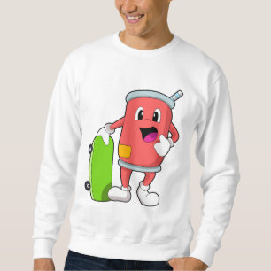 Sudadera Can as Skater con Skateboard