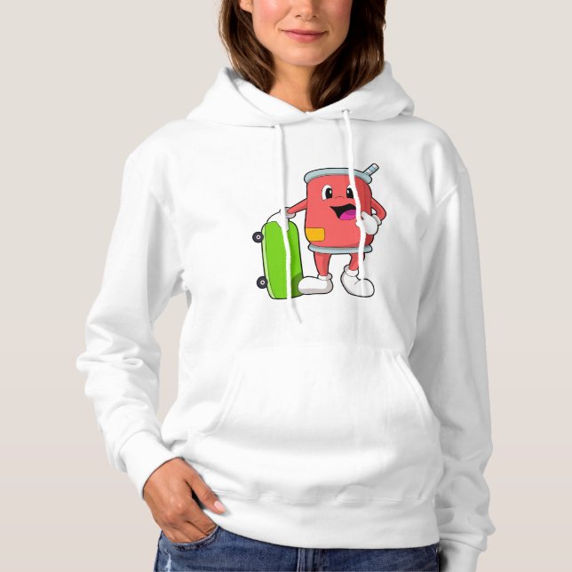 Sudadera Can as Skater con Skateboard (Anverso)