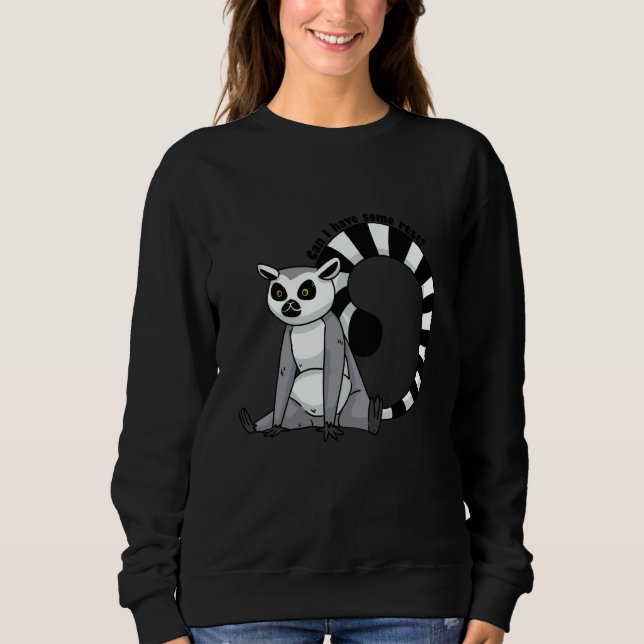 Sudadera can i have some restlemur (Anverso)