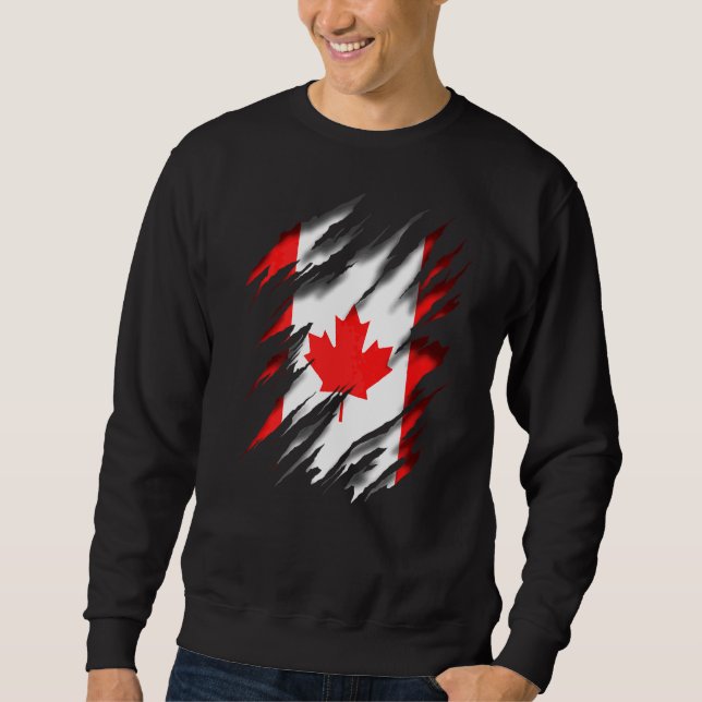 Sudadera Canadá: Amantes de la hoja de arce de Canadá (Anverso)