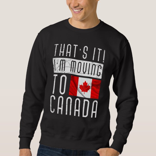 Sudadera Canadá: Bandera canadiense de hojas de arce Orgull (Anverso)
