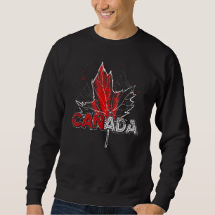Sudadera Canadá Bandera Hoja de arce El País Símbolo Canadi