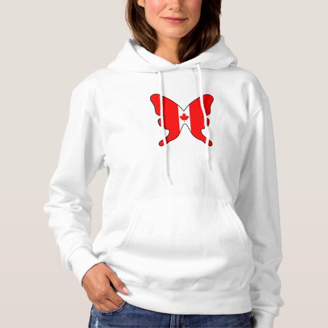 Sudadera Canada Butterfly Women (Anverso)