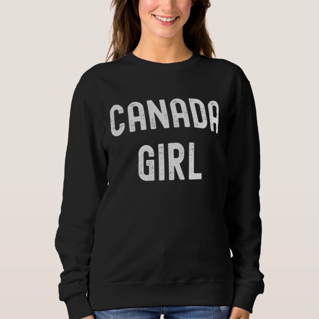 Sudadera Canada   Canada Girl (Anverso)