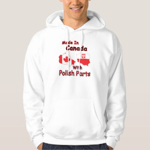 Sudadera Canadá con piezas polacas