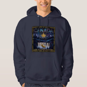 Sudadera Canadá Cósmico Naturaleza Arte Celestial
