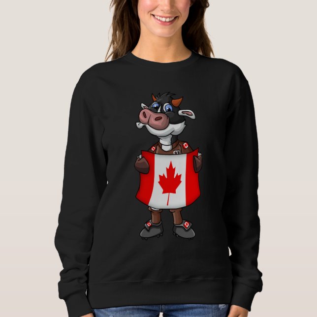 Sudadera Canada Cow Fan (Anverso)