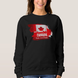 Sudadera Canada Day Hogar Sweet Home Canada Flag Gift