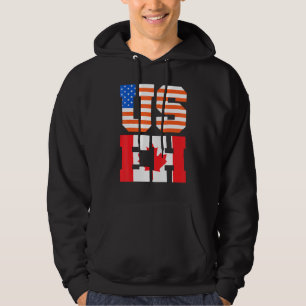 Sudadera Canadá Día Usa Canad Bandera Canadiense Canadiense