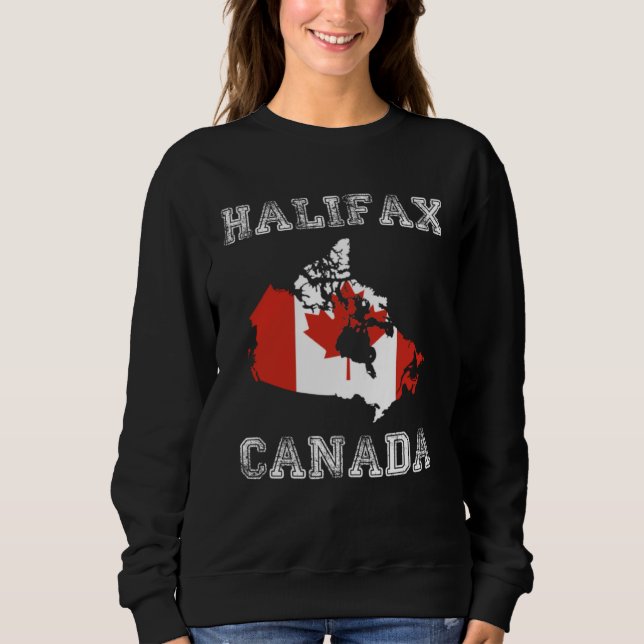 Sudadera Canada Distressed Flag Halifax Pride (Anverso)