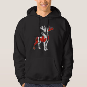 Sudadera Canadá EE. UU. América Hockey Canadiense Hoja de A