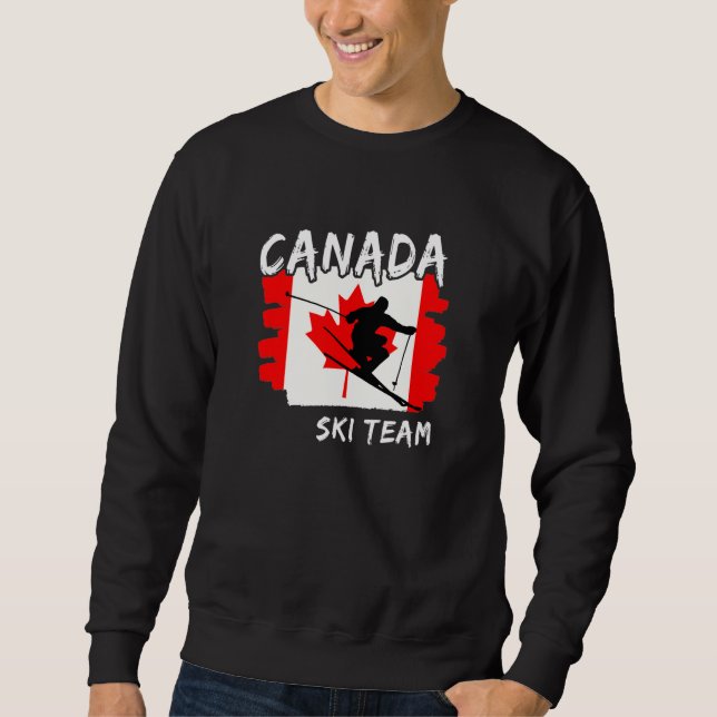 Sudadera Canadá Esquí   (Anverso)
