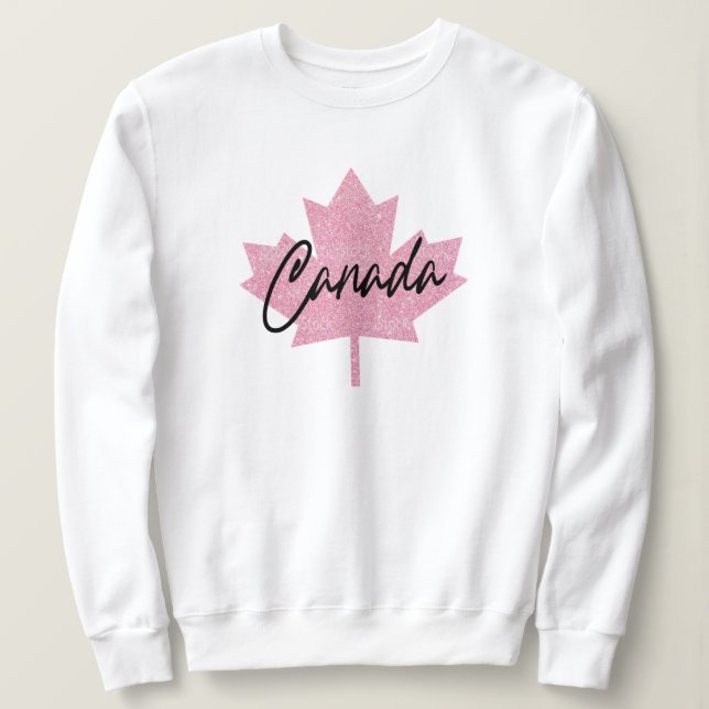 Sudadera Canadá  Hoja de arce (Anverso del diseño)