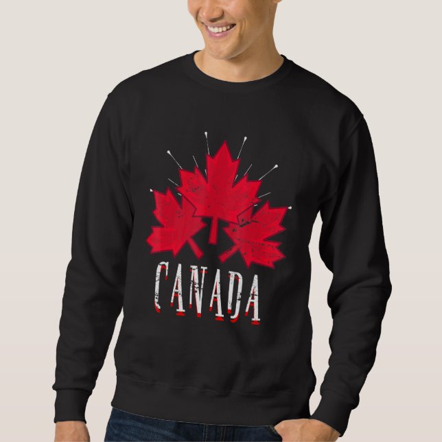 Sudadera Canadá: La hoja de arce Orgullosa Canadá (Anverso)