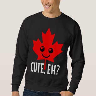 Sudadera Canadá Lindo Eh Hoja de Arce Orgullo de la Bandera