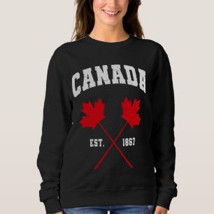 Sudadera Canadá Maple Leaf Canada Est. 1867