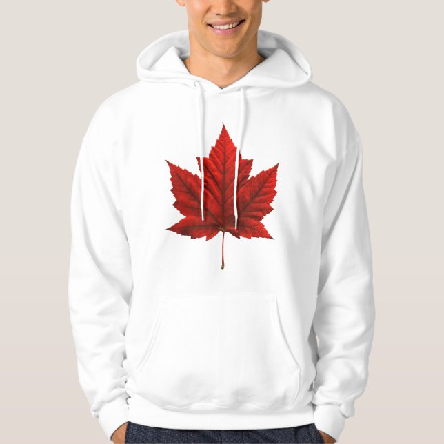 Sudadera Canada Maple Leaf Hooded Sweatshirt Canadá Hoodie (Anverso)