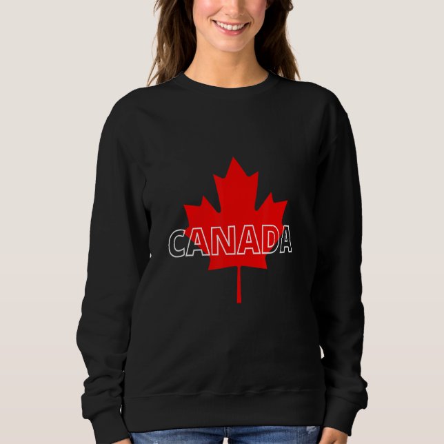 Sudadera Canada Maple Leaf North Patriotic Proud (Anverso)