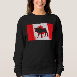 Sudadera Canadá: Moose Canada Day Maple Leaf Proud Canuck