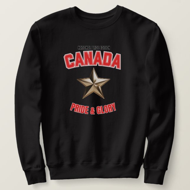 Sudadera Canada National Pride Men's Basic Sweatshirt (Anverso del diseño)