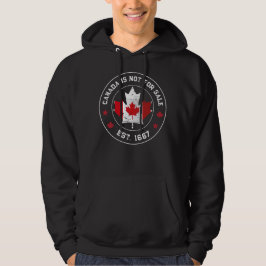 Sudadera canadá no está a la venta Bandera canadiense Est 1