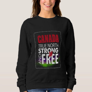 Sudadera Canadá Orgulloso, Día de Canadá, verdadero norte f