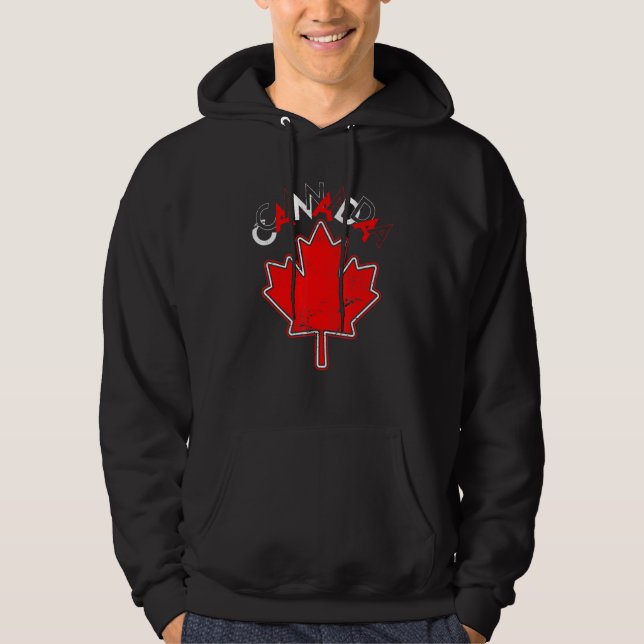 Sudadera Canadá: patria de arce (Anverso)