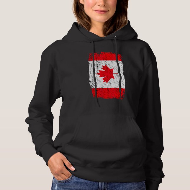 Sudadera Canadá: Perturbación de la hoja de arce ciudadano  (Anverso)