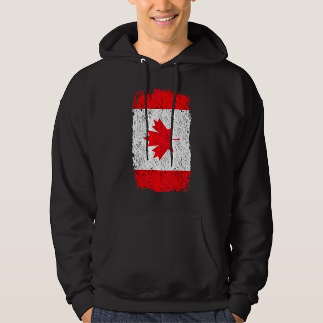 Sudadera Canadá: Perturbación de la hoja de arce ciudadano  (Anverso)