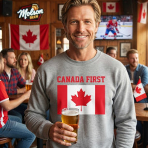 Sudadera Canadá Primero. Canadá Conservador.